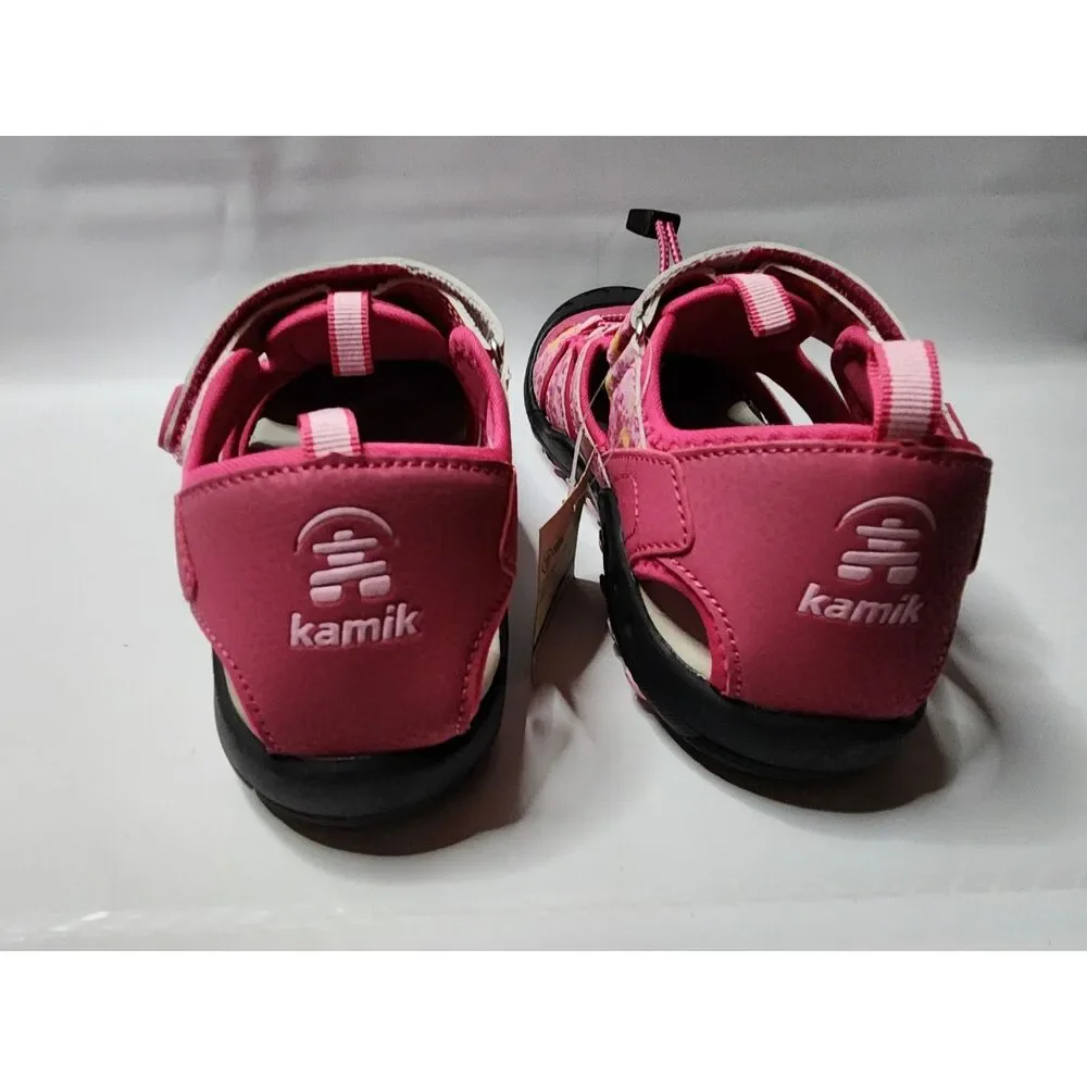 Kamik Girls Closed Toe Sandals Pink Size 4